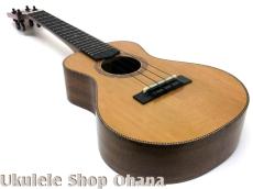 四弦舎 [MC381] コンサート ウエスタンレッドシダー/サペリマホガニー #25488 師走のウクレレ展出展モデル_8