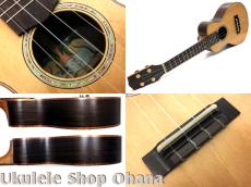 四弦舎 [ML381]リトルコンサート ベアクロウシトカスプルース1P/インディアンローズウッド #25493 師走のウクレレ展出展モデル_4