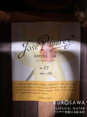 Jose Ramirez [ホセ・ラミレス] 2023年製 Model:ESTUDIO 140CWE エレガット 杉 C【日本総本店2F 在庫品】_11