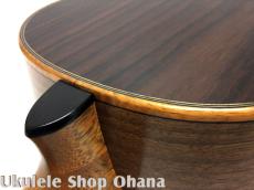 Akira Niihori Ukulele [Somali]テナー 表横:北米産ウォルナット/裏インディアンローズウッド1P #04027_16