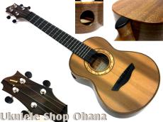 Akira Niihori Ukulele [Wasabi]スモールコンサート 表:ウエスタンレッドシダー/横:北米産ウォルナット/裏:アフリカンマホガニー1P #01053