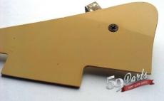 59PARTS HISTORIC CREAM GIBSON LES PAUL PICKGUARD WITH BRACKET POST 2008 HAND AGED BURST/全国一律送料無料_4