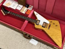 Gibson Custom Shop 1958 Korina Explorer Reissue "White Pickguard" Natural VOS s/n 841096 【4.33kg】_2