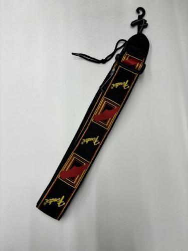 Fender 2" Monogrammed Straps   Black/Yellow/Red【G-CLUB渋谷web】