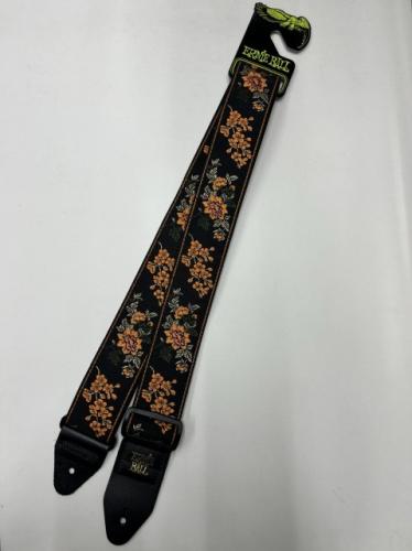 ERNIE BALL Classic Jacquard Guitar Strap/Bass Strap -Tangerine Blossom【G-CLUB渋谷web】