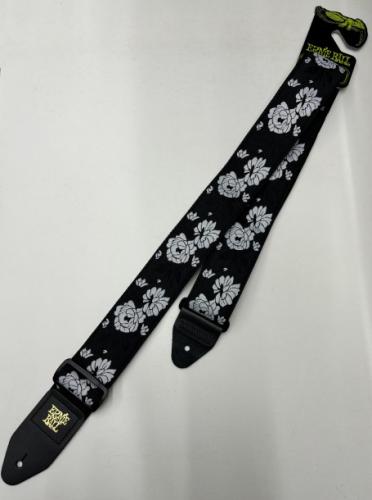 ERNIE BALL 【ポスト投函発送】Classic Jacquard Guitar Strap/Bass Strap - Vanilla Rose【G-CLUB渋谷web】