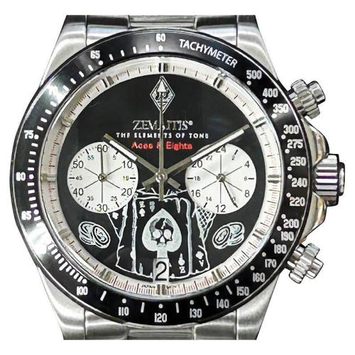 ZEMAITIS ZWCHRONO25AE【エース&エイト・デザイン】 【限定100個】【最大36回分割無金利キャンペーン実施中】