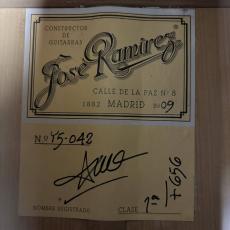 Jose Ramirez [ホセ・ラミレス] 2009年製 1a/杉/シープレス【654mm】【USED】_10