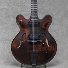 Victor Baker Guitars Model 35 Chambered Semi-hollow Brown Smoke with Satin S/N:743
