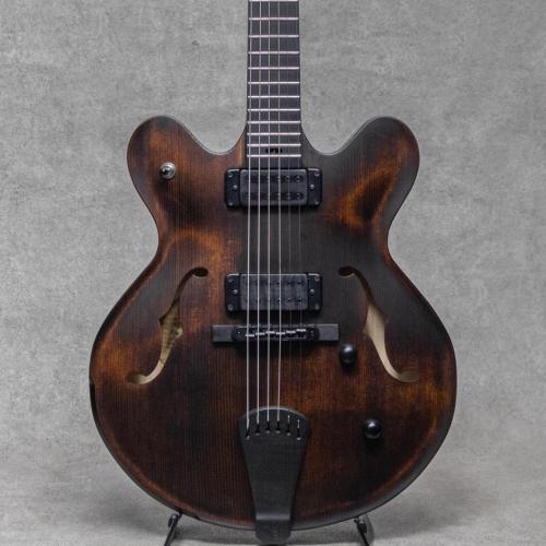 ギター 's effects BOR Victor Baker Guitars Model 35 Chambered Semi-hollow Brown Smoke