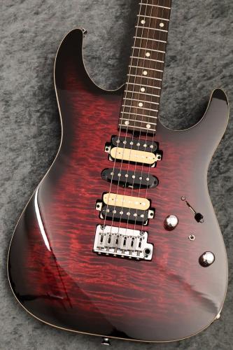 T's DST-Pro24 Type2 4A Grade Quilt Maple Top/Mahogany Back/Crimson Burst #033160