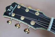 Terry's Casual TC-J7 Cherry / Head Abalone Trim・Top and Side and Back All Abalone Trim・Sakura Fubuki Inlay・Solid Spruce Top・Solid Option Honduras Rosewood Side and Back・Mahogany and Ebony 5P Neck【With T’sT Original _8