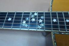 Terry's Casual TC-J7 Cherry / Head Abalone Trim・Top and Side and Back All Abalone Trim・Sakura Fubuki Inlay・Solid Spruce Top・Solid Option Honduras Rosewood Side and Back・Mahogany and Ebony 5P Neck【With T’sT Original _10