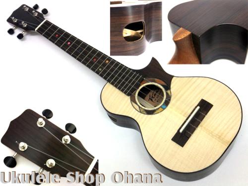 M's CRAFT [MC-329]コンサート カスタム CW/SH シカモア/インディアンローズウッド