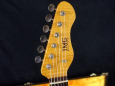 TMG Guitar DOVER HSS Heavy Checking 3-Tone Sunburst_5