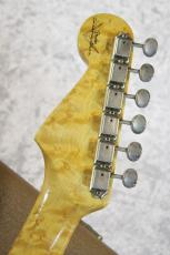 Fender Custom Shop Master Grade 1963 Stratocaster Metallic Black / Bird's eye Flame Meple【3.76kg/1998年製USED】_8