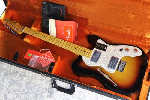 Fender American Vintage II 1972 Telecaster Thinline 3-Color Sunburst #V13255【3.68kg】