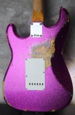 Fender Custom Shop ’62 Stratocaster Heavy Relic / Magenta Sparkle_7