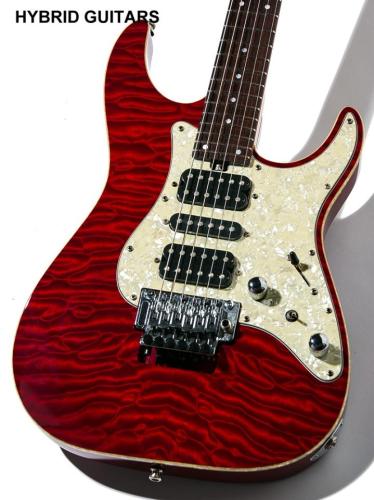 Bacchus Stratocaster Type Trans Red
