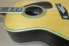 YAMAHA L-53 Custom / Original TM-50G Peg・Solid Ezo Spruce Top・Solid Jacaranda Side and Back :Center Ebony 3-Piece ・Head & Body & Rosette Solid Bias Abalone Trim　【With Original Custom Hard Case】  1978年製_13