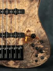 Fodera Emperor 5st Bont-On Custom Buckeye Burl_9