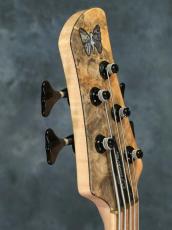 Fodera Emperor 5st Bont-On Custom Buckeye Burl_15