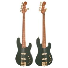 Charvel Pro-Mod San Dimas Bass JJ V Caramelized -Lambo Green Metallic【5弦】_2