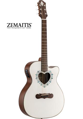 ZEMAITIS CAF-90HCW -White / Abalone 【エレアコ】【オンラインストア限定】