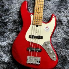 Bacchus WJB5-1DX-AC RSM/M CAR (Candy Apple Red)【アウトレット特価】【ステンレスフレット】【5弦】
