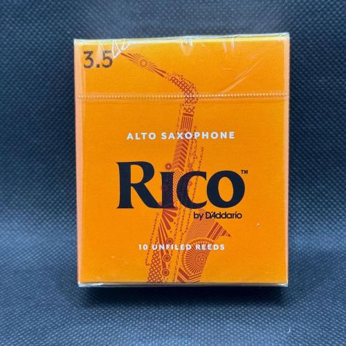 D'Addario Woodwinds/RICO AS3.1/2 サックスリード アルトサックス用 【硬さ:3 1/2】 【10枚入り】
