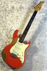 Sugi Kurosawa Limited Stargazer SSS Alder/Vintage Rosewood FB/Fiesta Red Aged 【3.47kg】_2