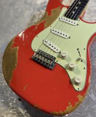 Sugi Kurosawa Limited Stargazer SSS Alder/Vintage Rosewood FB/Fiesta Red Aged 【3.47kg】_3