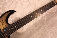 T's 【国産7弦】DST Pro-24 7st. 5A Burl Poplar / Ash 2P/ Beveled Cut -Natural to Black Burst-【3.57㎏】_7