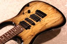 T's DST-Pro24  5A Spalted Maple / Ash 2P/ Beveled Cut  -Natural to Black Burst- #033281 【3.29kg】_5