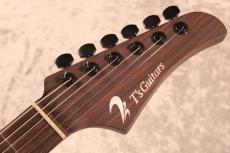 T's DST-Pro24  5A Spalted Maple / Ash 2P/ Beveled Cut  -Natural to Black Burst- #033281 【3.29kg】_8