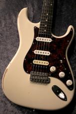 Red House 【漆黒指板】Kurosawa LTD Vintage PU Piccola S /SSH Alder/Rose Olympic White Medium Aged【25.25"】