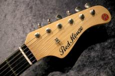 Red House 【漆黒指板】Kurosawa LTD Vintage PU Piccola S /SSH Alder/Rose Olympic White Medium Aged【25.25"】_8