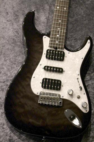 Kino 【サウンドメッセ2025】frawdit 22F HSH Quilt Trans Black Burst 【エバートーンPU"Gene"】