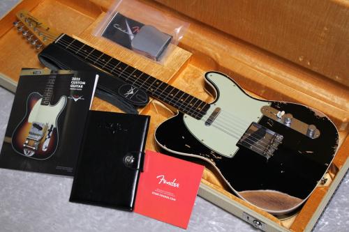 Fender Custom Shop 1960 Telecaster Custom Heavy Relic Black #CZ585761【3.47kg】