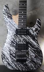 Washburn N4 Nuno Bettencourt Black/ White Splatter_3