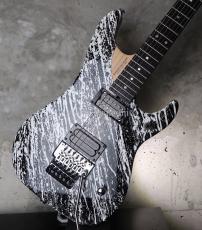 Washburn N4 Nuno Bettencourt Black/ White Splatter_9