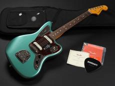 Fender American Professional Classic Jaguar Rosewood Fingerboard Faded Sherwood Green Metallic_2