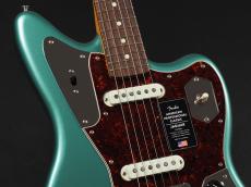 Fender American Professional Classic Jaguar Rosewood Fingerboard Faded Sherwood Green Metallic_4