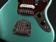 Fender American Professional Classic Jaguar Rosewood Fingerboard Faded Sherwood Green Metallic_6