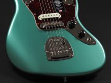 Fender American Professional Classic Jaguar Rosewood Fingerboard Faded Sherwood Green Metallic_7