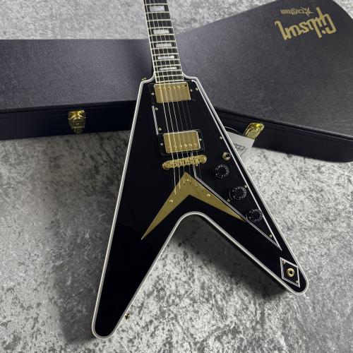 Gibson 【漆黒のフライングⅤ】Flying V Custom w/ Ebony Fingerboard Gloss #CS501010 [3.41kg] 3Fフロア