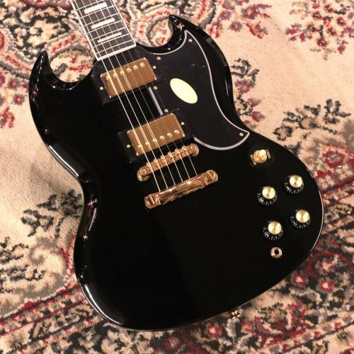 Epiphone 【黒金】SG Custom -Ebony- #25091526717 ≒3.26kg【お好みの弦高でセットアップ致します!】