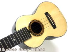 Antar コンサート アディロンダックスプルース/アフリカンブラックウッド 師走のウクレレ展出展モデル_6