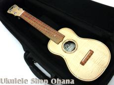Antar ソプラノ ホワイトシカモア/チューリップウッド 師走のウクレレ展出展モデル_5