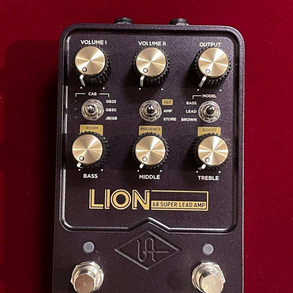 ギター Universal Audio UAFX Lion '68 Super Lead UNIVERSAL AUDIO UAFX Lion '68 Super Lead Amp コンパクト